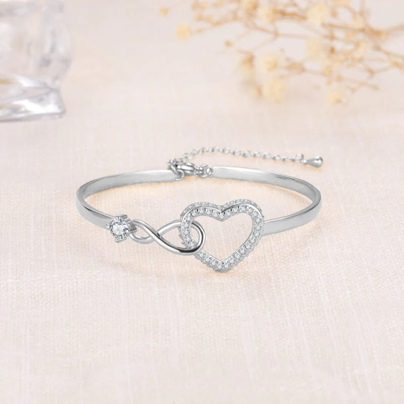 To My Daughter – Infinity Heart Bracelet