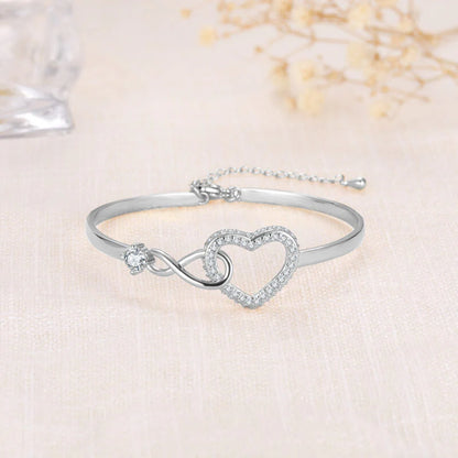 To My Daughter – Infinity Heart Bracelet